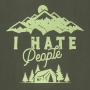 ФУТБОЛКА KLOST "I HATE PEOPLE (ГОРА) " фотографія №2