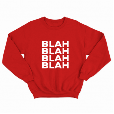 СВІТШОТ З ПРИНТОМ "BLAH" фотографія