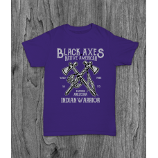 ФУТБОЛКА З ПРИНТОМ BLACK AXES фотографія