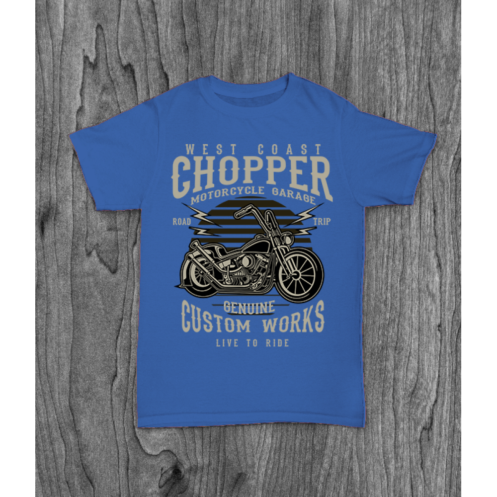 ФУТБОЛКА З ПРИНТОМ CHOPPER фотографія