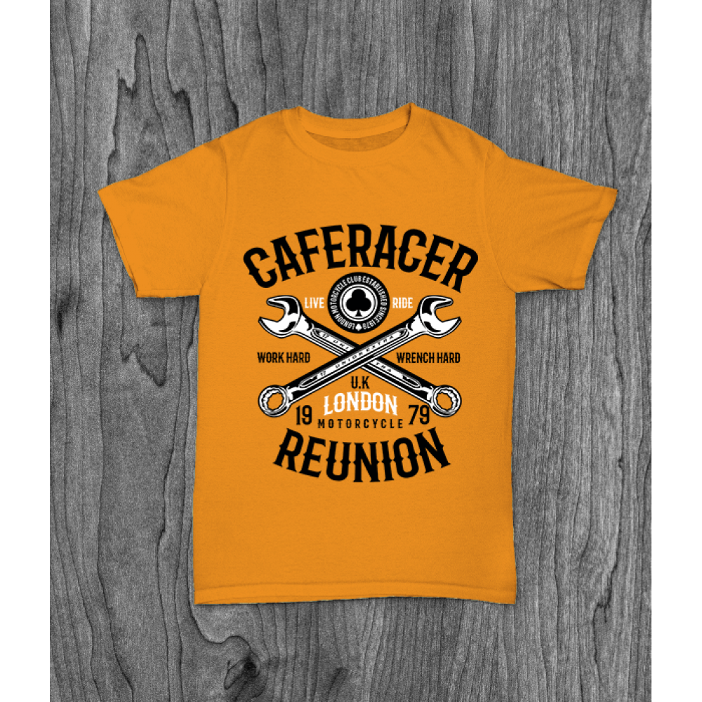 ФУТБОЛКА З ПРИНТОМ CAFERACER REUNION фотографія