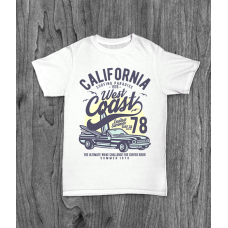 ФУТБОЛКА З ПРИНТОМ CALIFORNIA WEST COAST фотографія
