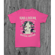 ФУТБОЛКА З ПРИНТОМ KING OF THE OCEAN фотографія