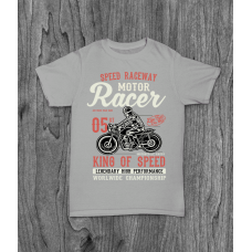 ФУТБОЛКА З ПРИНТОМ MOTOR RACER фотографія