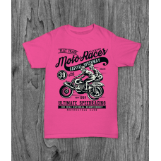 ФУТБОЛКА З ПРИНТОМ MOTO RACER CLASSIC фотографія