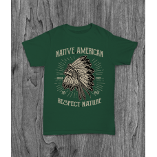 ФУТБОЛКА З ПРИНТОМ NATIVE AMERICAN 1 фотографія