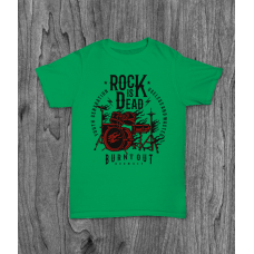 ФУТБОЛКА З ПРИНТОМ ROCK IS DEAD 2 фотографія