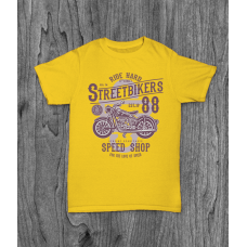 ФУТБОЛКА З ПРИНТОМ STREET BIKERS фотографія