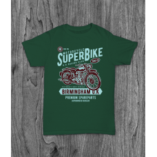 ФУТБОЛКА З ПРИНТОМ SUPER BIKE фотографія