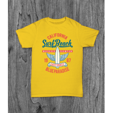 ФУТБОЛКА З ПРИНТОМ SURF BEACH фотографія