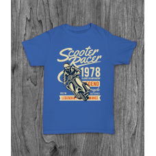 ФУТБОЛКА З ПРИНТОМ SCOOTER RACER фотографія