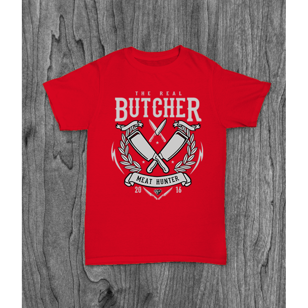 ФУТБОЛКА З ПРИНТОМ THE REAL BUTCHER фотографія