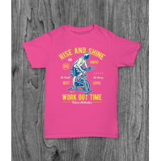 ФУТБОЛКА З ПРИНТОМ WORK OUT TIME фотографія