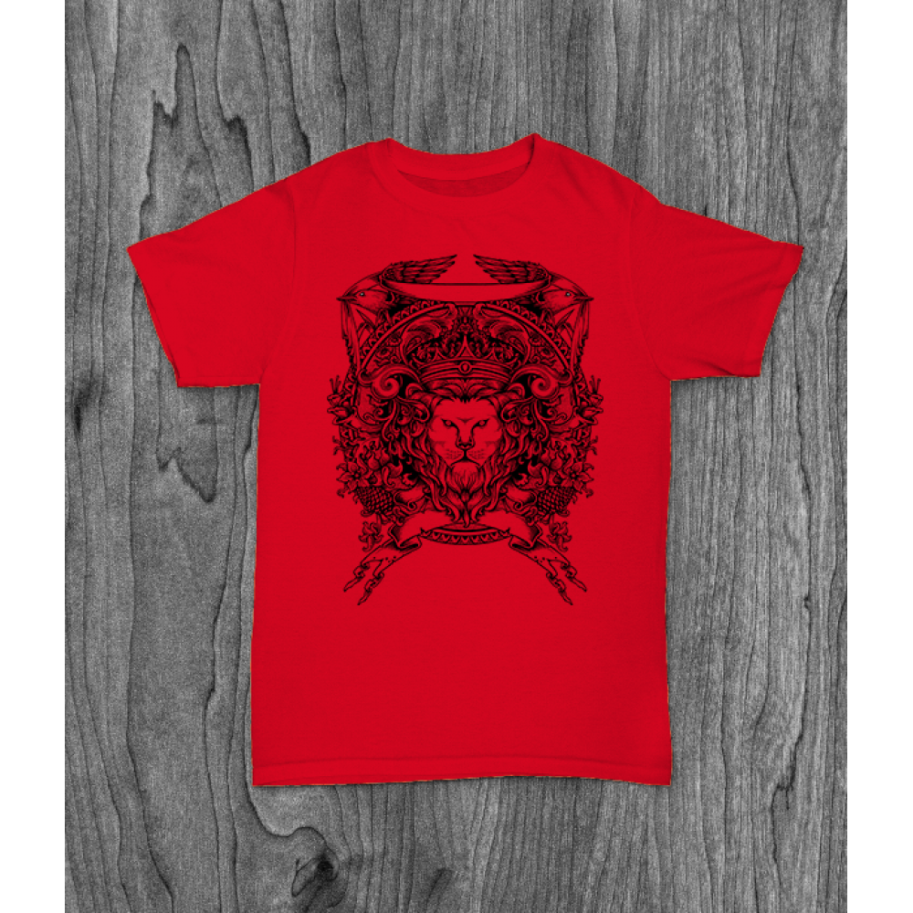 ФУТБОЛКА З ПРИНТОМ LION CREST фотографія