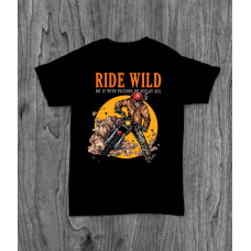 ФУТБОЛКА З ПРИНТОМ RIDE WILD фотографія