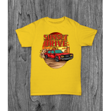 ФУТБОЛКА З ПРИНТОМ SUNSET DRIVE фотографія