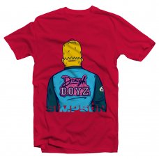 ФУТБОЛКА З ПРИНТОМ SIMPSON DOUGH BOYZ фотографія