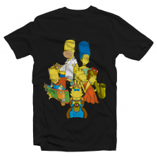 ФУТБОЛКА З ПРИНТОМ СІМЕЙКА SIMPSONS фотографія