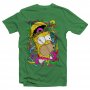 ФУТБОЛКА З ПРИНТОМ CRAZY HOMER фотографія №2