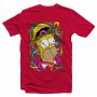 ФУТБОЛКА З ПРИНТОМ CRAZY HOMER фотографія №3