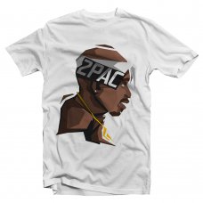 ФУТБОЛКА З ПРИНТОМ 2PAC фотографія