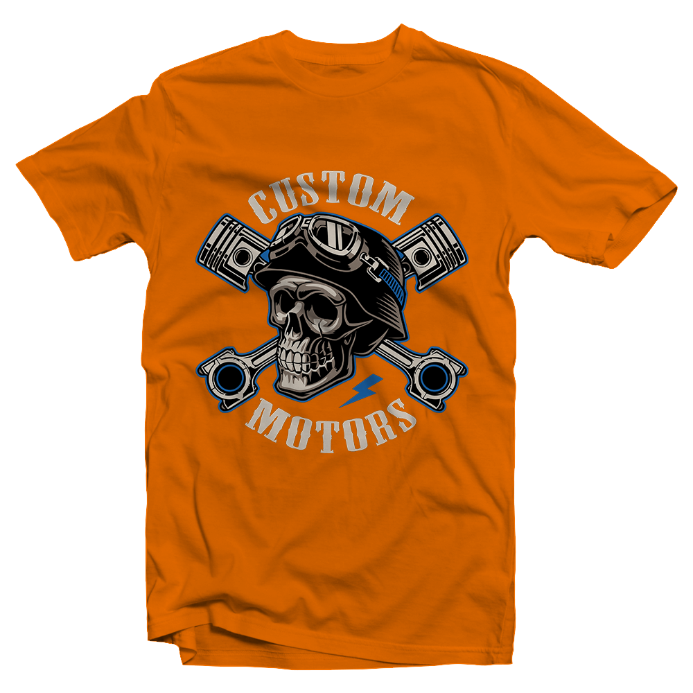 ФУТБОЛКА З ПРИНТОМ CUSTOM MOTORS фотографія