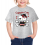 ДИТЯЧА ФУТБОЛКА З ПРИНТОМ KITTY CAPTAIN CUTE фотографія №4