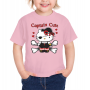ДИТЯЧА ФУТБОЛКА З ПРИНТОМ KITTY CAPTAIN CUTE фотографія №5