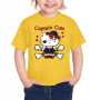 ДИТЯЧА ФУТБОЛКА З ПРИНТОМ KITTY CAPTAIN CUTE фотографія №13