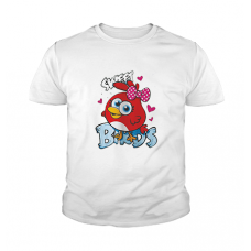 ДИТЯЧА ФУТБОЛКА З ПРИНТОМ ANGRY BIRDS фотографія