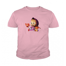 ДИТЯЧА ФУТБОЛКА З ПРИНТОМ MASHA AND BEAR фотографія