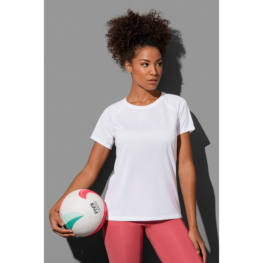 ЖІНОЧА ФУТБОЛКА З КРУГЛИМ КОМІРОМ ACTIVE 140 RAGLAN фотографія