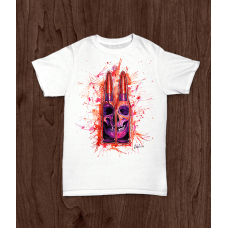 ФУТБОЛКА З ПРИНТОМ BULLET SKULL SIDART фотографія