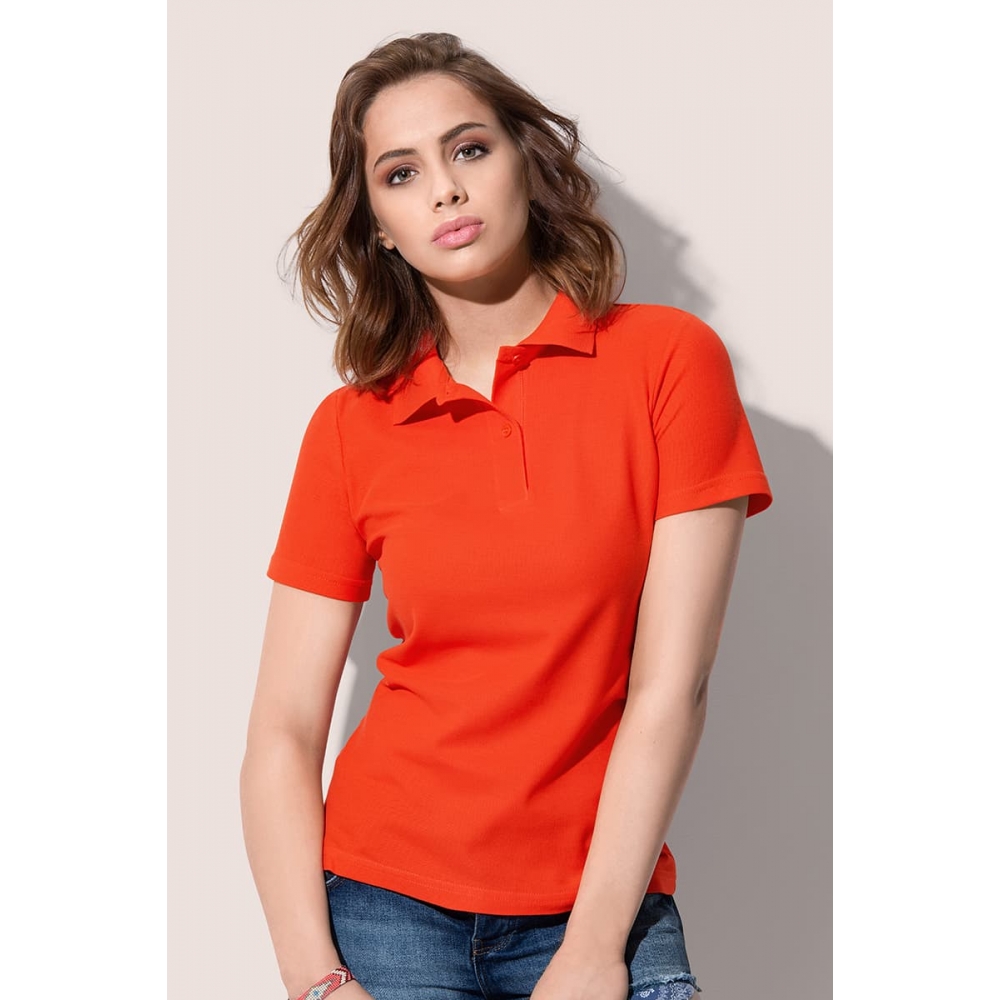 ЖІНОЧЕ ПОЛО З КОРОТКИМИ РУКАВАМИ POLO WOMEN STEDMAN фотографія