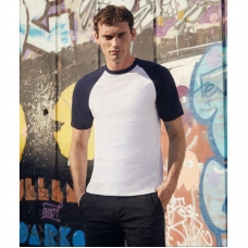ЧОЛОВІЧА ФУТБОЛКА З КОРОТКИМИ РУКАВАМИ VALUEWEIGHT SHORT SLEEVE BASEBALL T FRUIT OF THE LOOM фотографія