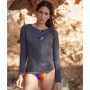 ЖІНОЧА ФУТБОЛКА З ДОВГИМИ РУКАВАМИ LADY-FIT LONG SLEEVE CREW NECK T FRUIT OF THE LOOM фотографія №1